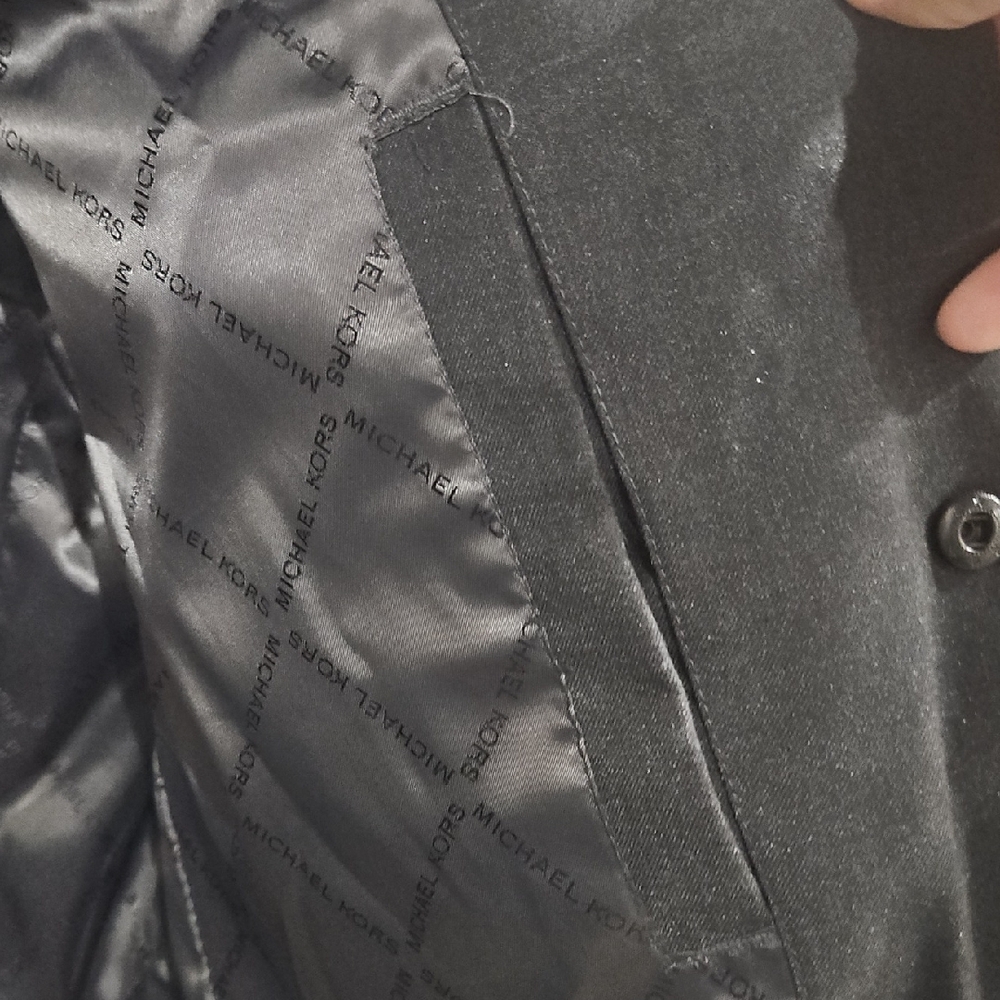 Michael Kors Charcoal Quilted Vest - Picture 4 of 9